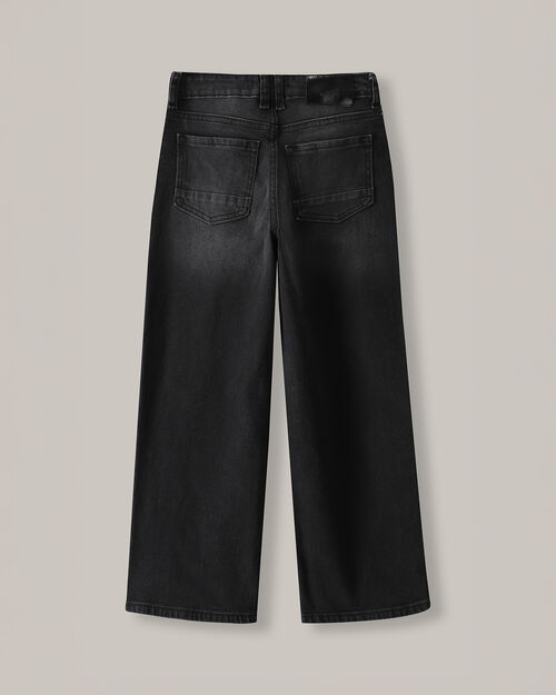 Jeans Wide Leg Negro